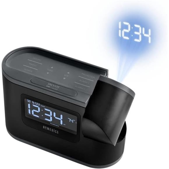 SoundSleep Recharged Alarm Clock & White Noise Sound Machine, 6-in-1 Projection - Picture 2 of 7
